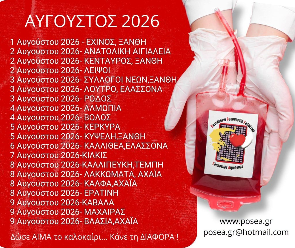 aimodosies augoustou
